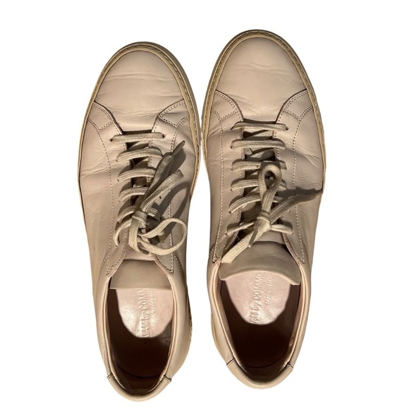 Common Projects achille white leather sneakers size 39 8.5 luxury comfort - Picture 13 of 15